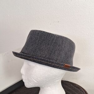 Kangol Indigo Mowbray Grey Men Hat Sz L